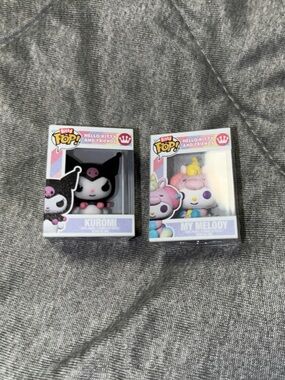 Funko Kuromi & My Melody Mini Vinyl Figures - Black, Pink, White